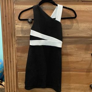 Gorgeous girls dress.  Black and cream